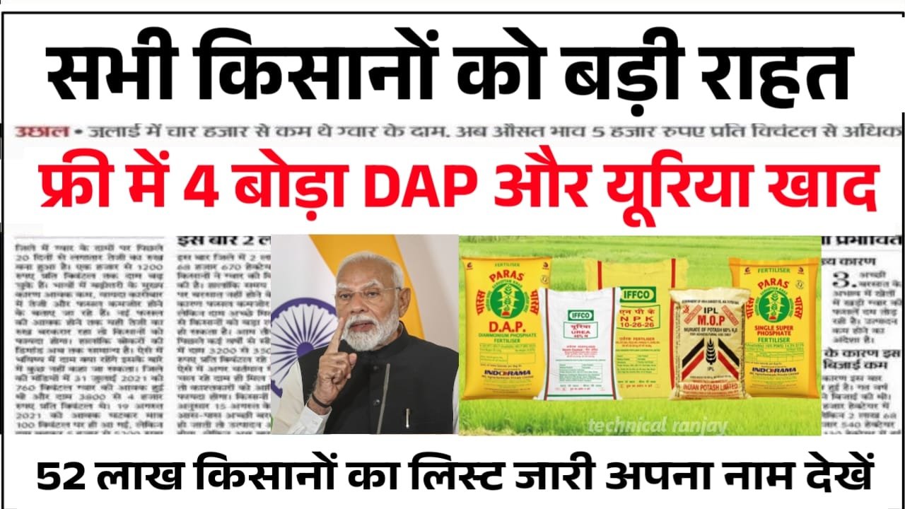 Kisan Muft Khad List